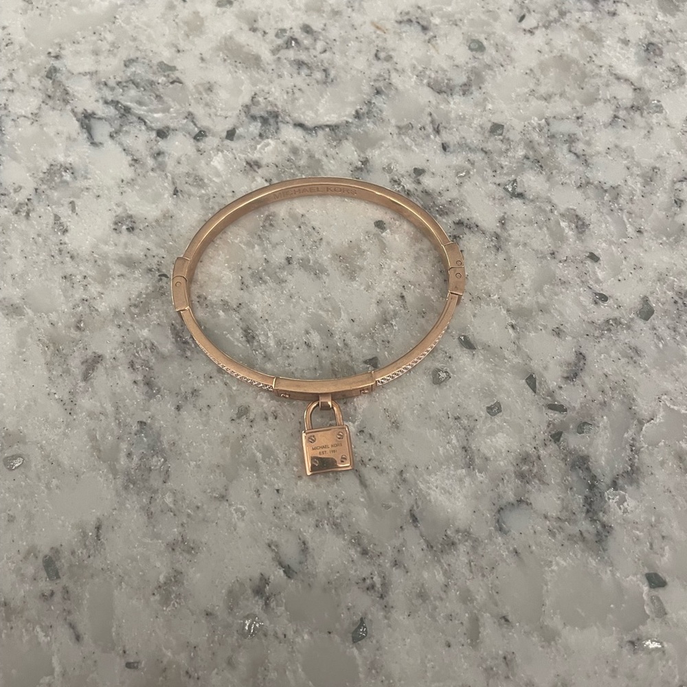 Michael Kors Lock Bangle Bracelet